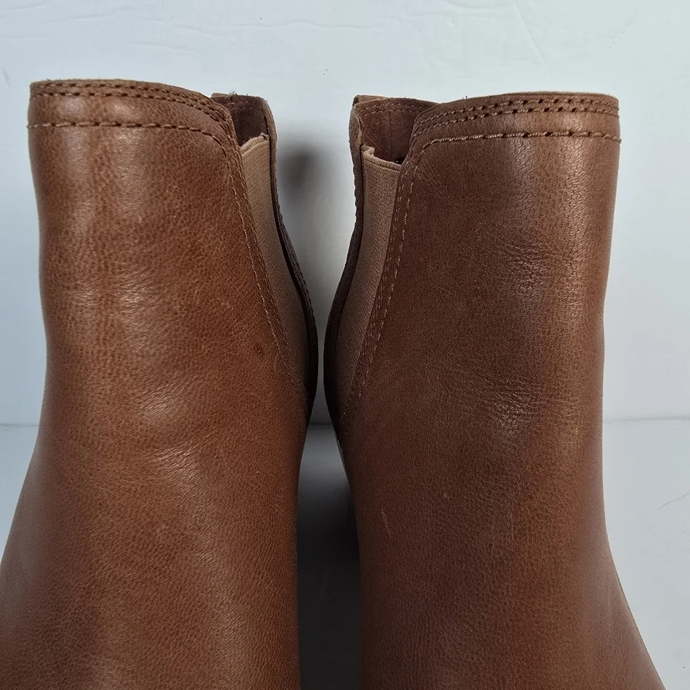 NWOT Timberland Womens Chelsea Brynlee Park Cognac Ankle Boots Size 6 Cabincore